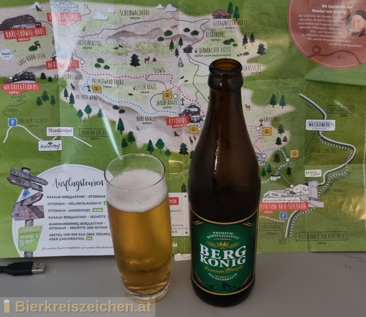 Foto eines Bieres der Marke Bergknig Mrzen aus der Brauerei Hofer