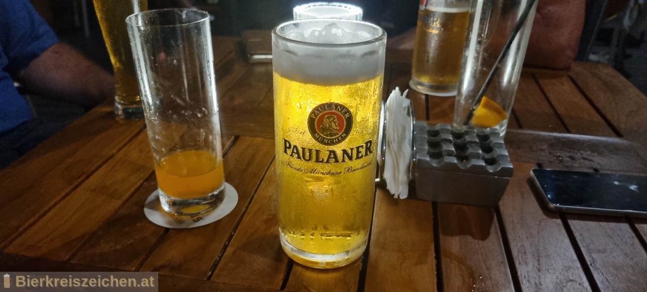 Foto eines Bieres der Marke Paulaner Original Mnchner Hell aus der Brauerei Paulaner Brauerei